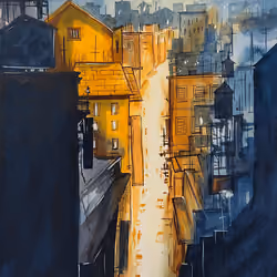 Night at an Indian Street 
