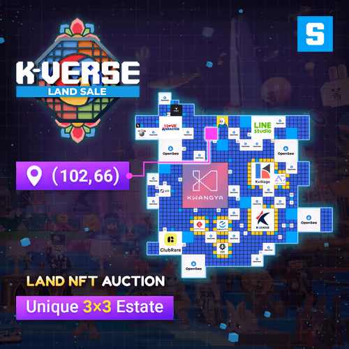 The Sandbox K-Verse Land Sale