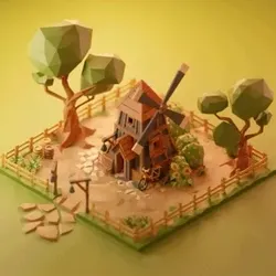 Windmill Animation - Low Poly #3