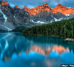 Pixel Rocky Mountains