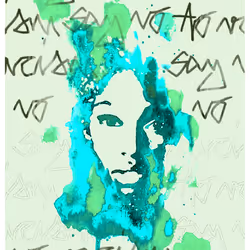 Say no in green