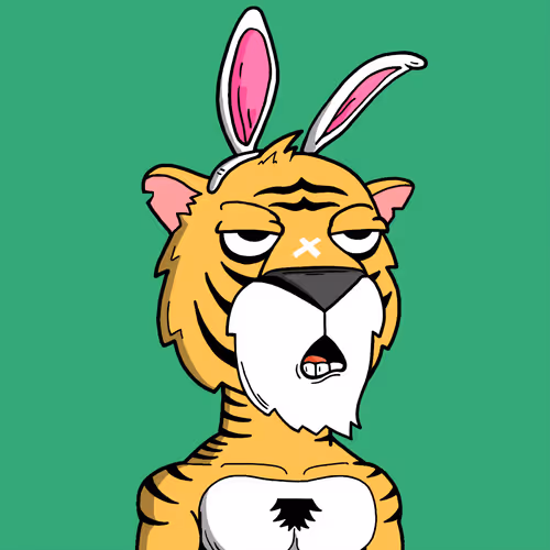 Grouchy Tiger Social Club #4806