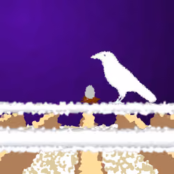 Bird On The Rail #5894