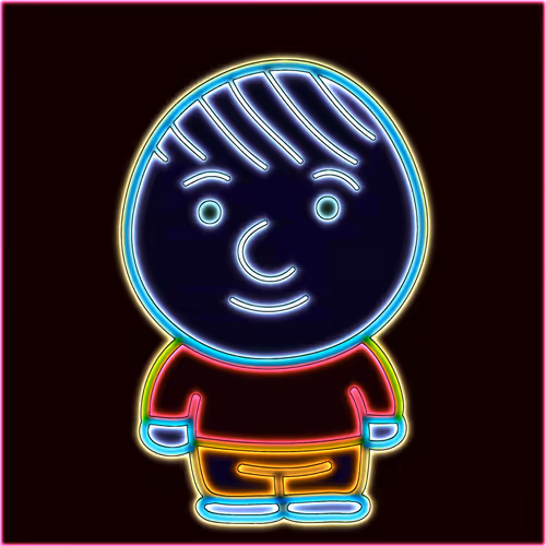 Neon Head #1