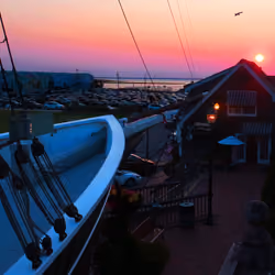 Capturing Light: LBI Sunset Over Water 1:1