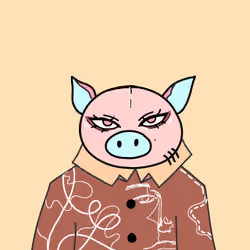 pig in suit