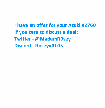 Rosey's offer