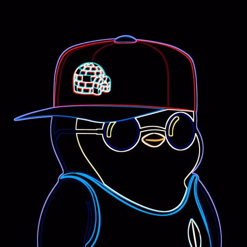 Neon Pudgy Penguins