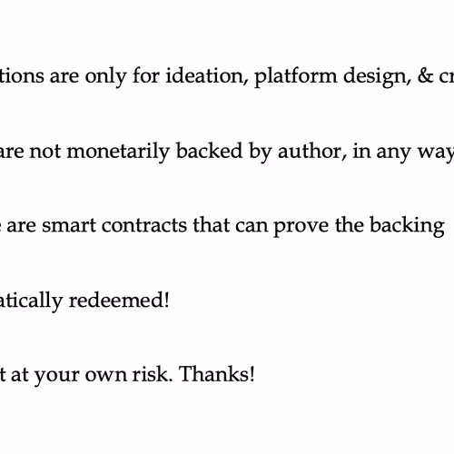 Disclaimer!