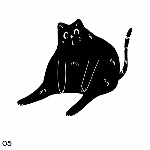 That's black meow is...