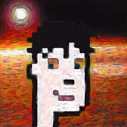 Crypto-Van-Gogh-Punk #0038 – Elon Musk