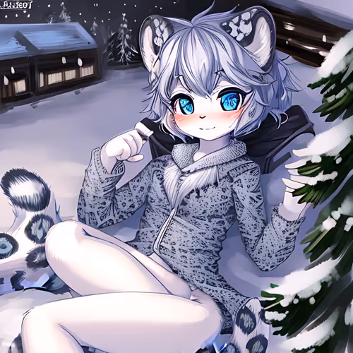 Cute Snow Leopard Girls