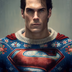 Superman Christmas Sweater 101