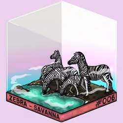 Pocket Zoo #006 - Zebra