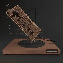 Wood Nintendo Controller