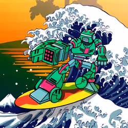SURFER MECHA BOT