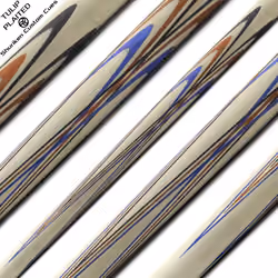 Tulip plaited white blue red black NFT pool cue fullsplice billiards cue carom snooker