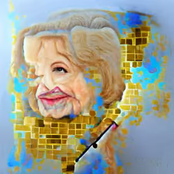 Graffiti Betty White 