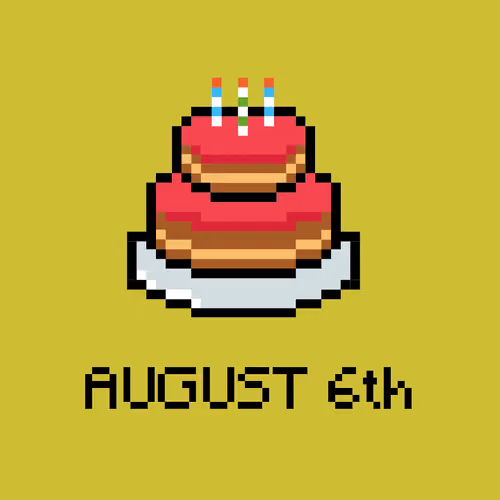 CryptoBirthdayCake #219 August 6th