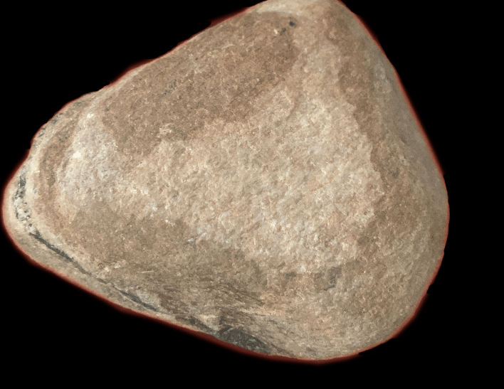 Rare Rock with Black Stripe