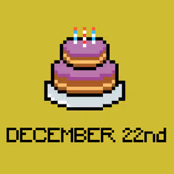 CryptoBirthdayCake #357 December 22nd