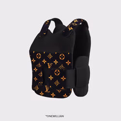 The Louis Vuitton's bulletproof vest by ONEWILLIAN