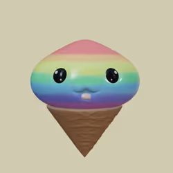  Rainbow Ice Cream Slime