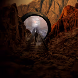 A Lens Through Space