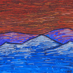 mountain sunrise