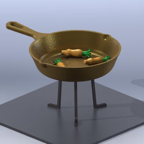 Golden Carrot Cast Iron #011