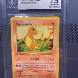 1999 1st Edition Base Set 46/102 GREY STAMP