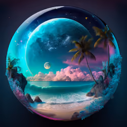 Bubble beach #16