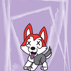 Meta Pomsky - Violet Brush