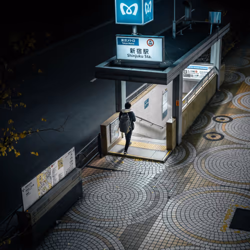 Subway entrance