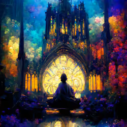 Meditation Blue Genesis #18