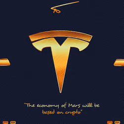 Ace of Tesla Gold - Wise Cards #8/15