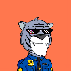 Grouchy Tiger Social Club #9763