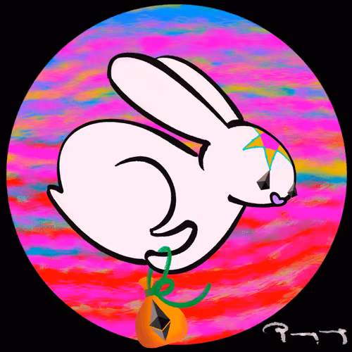 Running Rabbit by Poesy