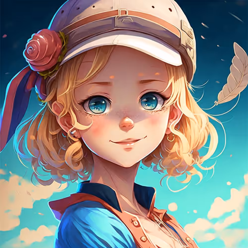 Tin Anime Girl