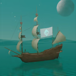 Ship of Theseus (Turqouise Blue)