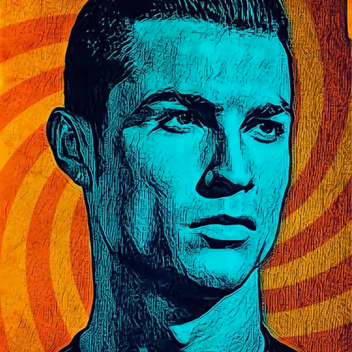 Pop art #41 - Cristiano Ronaldo