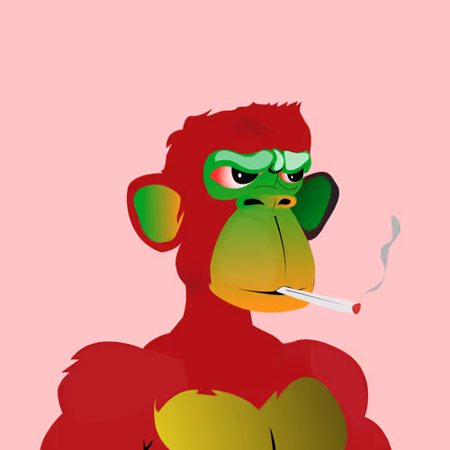 Angry Smoking Ape