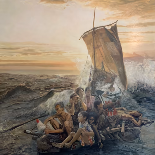 "The Raft" - the boat people raft