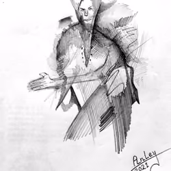Mark Sharpening. Sketch 2021. 