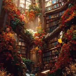 Autumn library