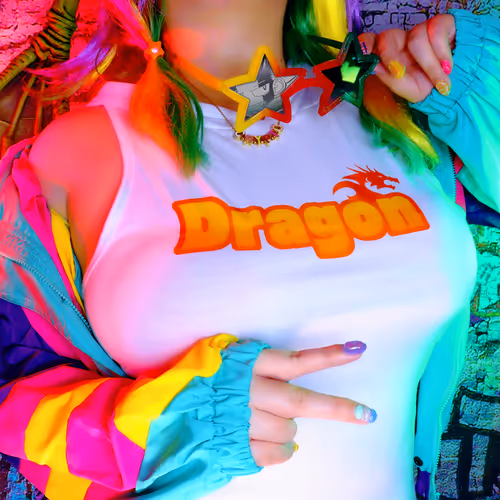 Boob Selfie Art special edition [Dragon Girl from Crypto Monsters]
