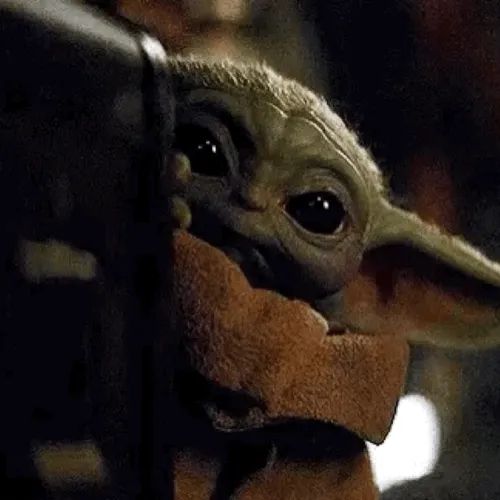 Baby Yoda Sneaking