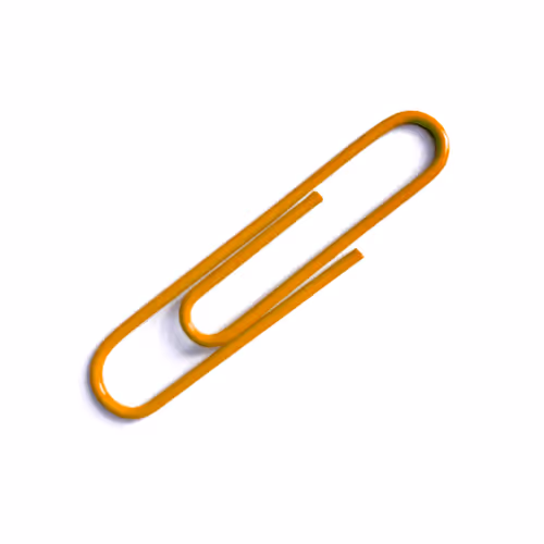Single Orange Paperclip (TRADES ONLY)