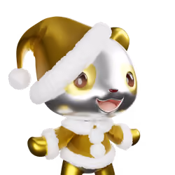3D LEELEE-Santa-Gold01-#20483
