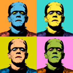 Frankenstein / The Creature / Andy Warhol Style